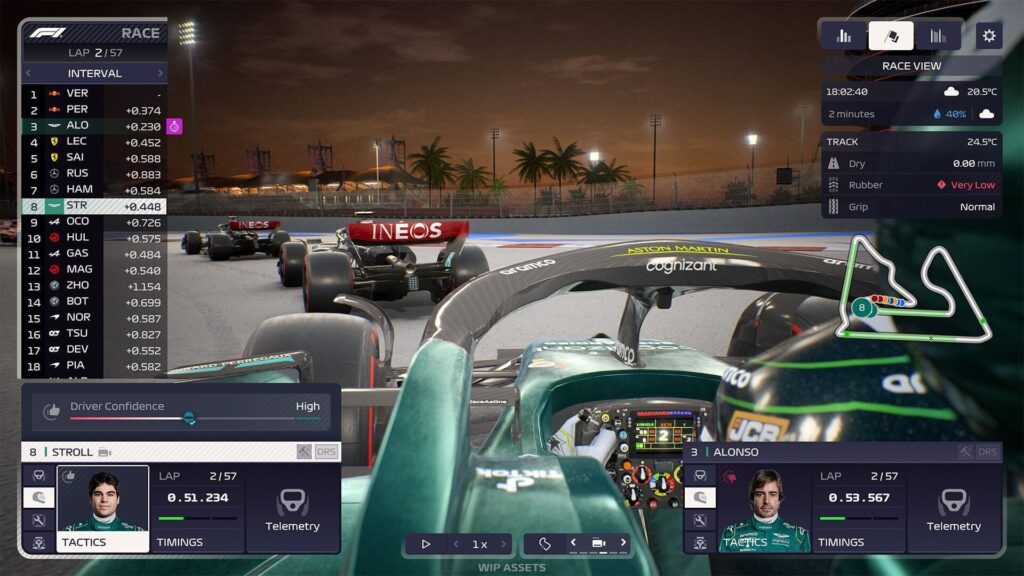 Capture d’écran de F1 Manager 2023