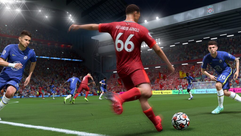 Capture d’écran de FIFA 22