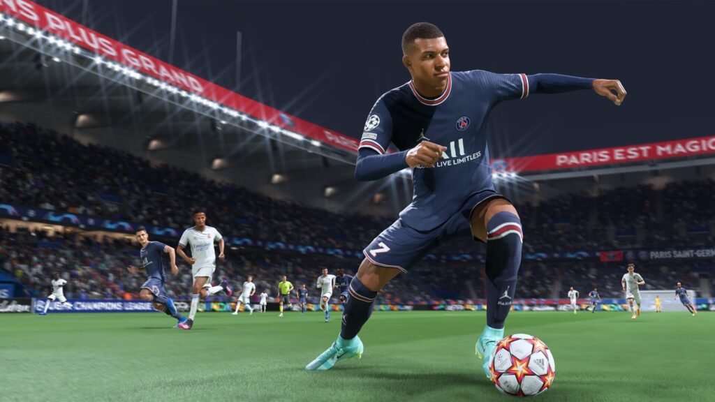 Capture d’écran de FIFA 22