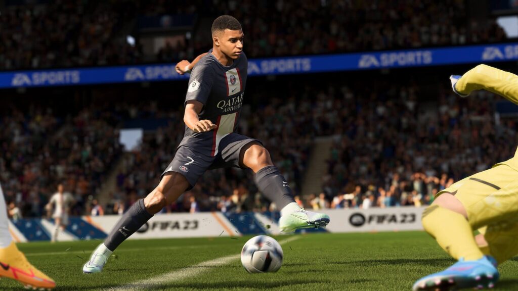 Capture d’écran de FIFA 23