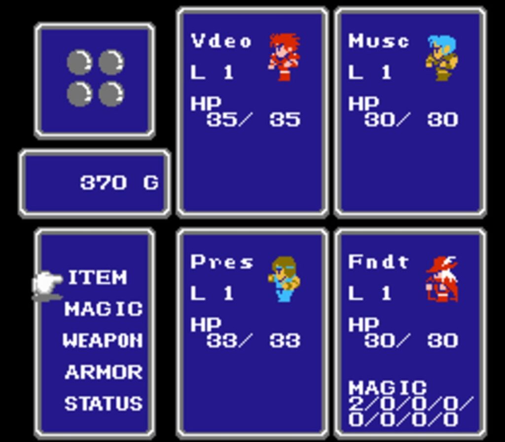 Capture d’écran de Final Fantasy