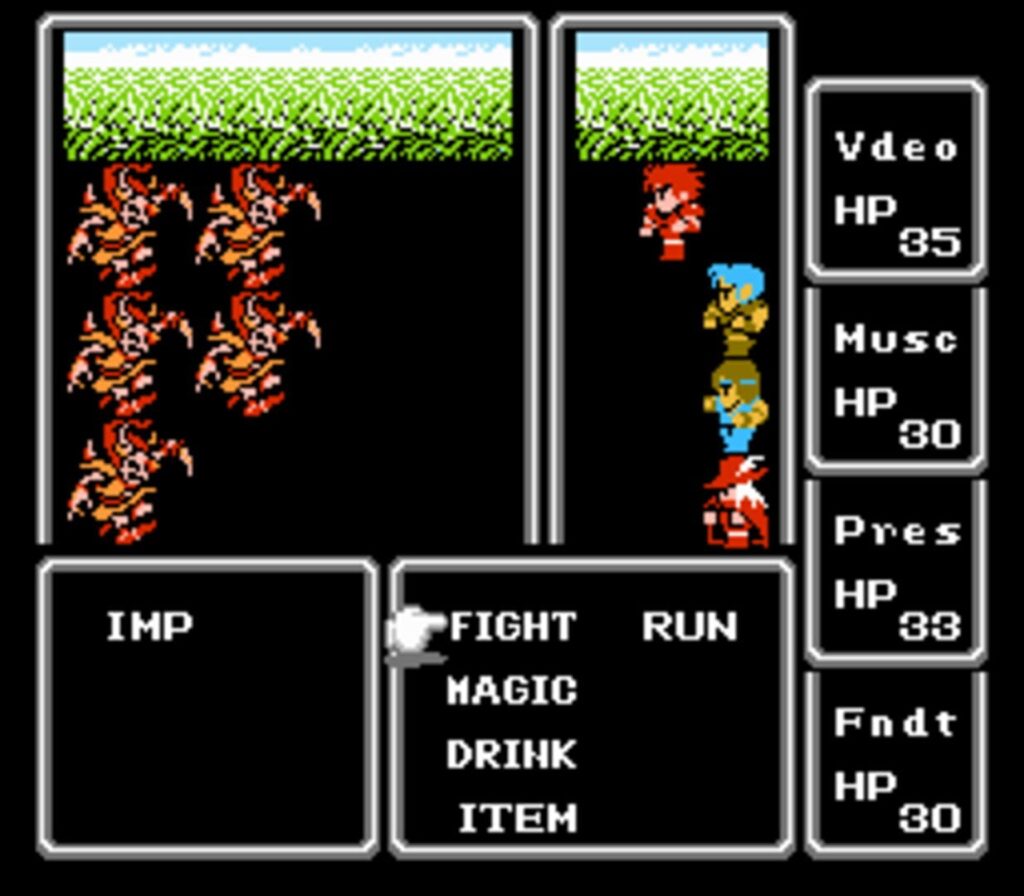 Capture d’écran de Final Fantasy