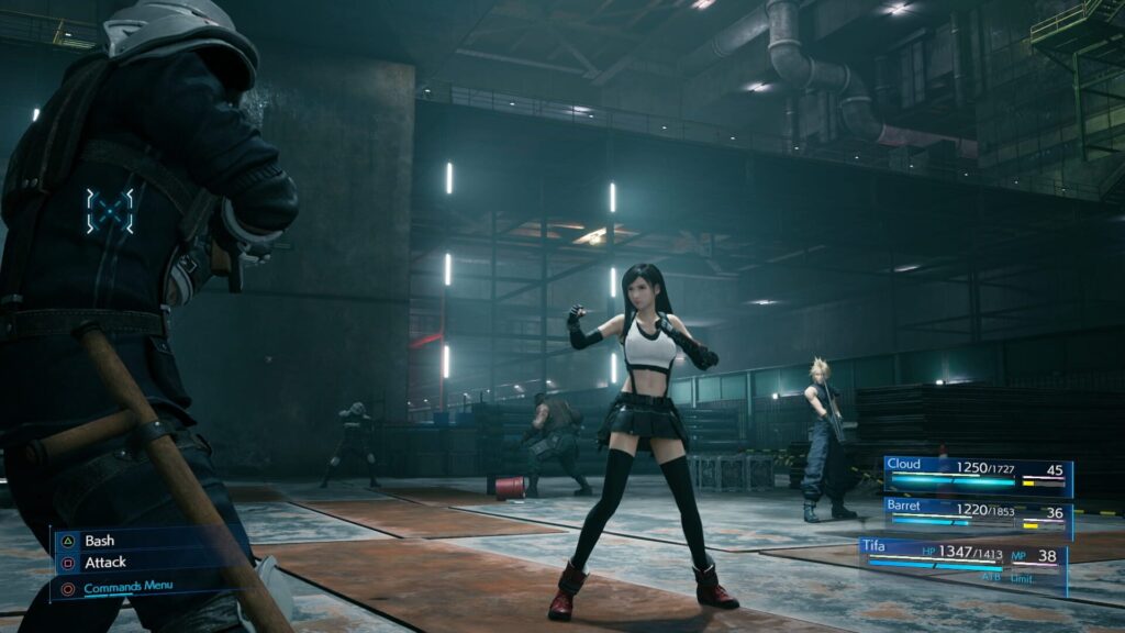 Capture d’écran de Final Fantasy VII Remake