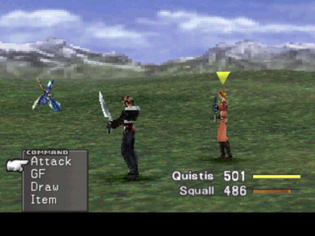 Capture d’écran de Final Fantasy VIII