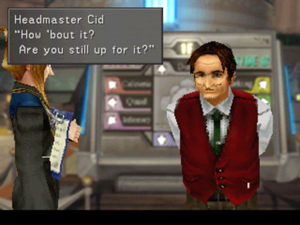 Capture d’écran de Final Fantasy VIII