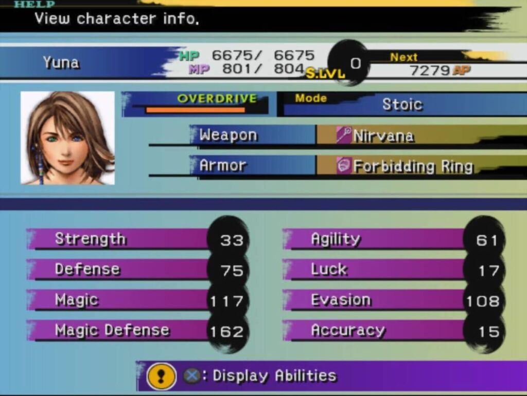 Capture d’écran de Final Fantasy X
