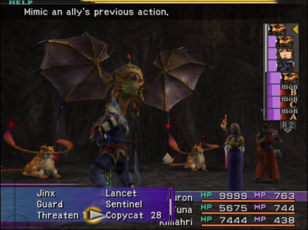 Capture d’écran de Final Fantasy X