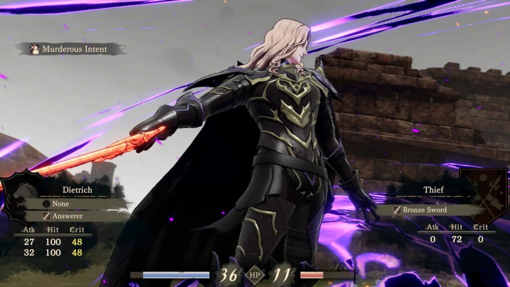 Capture d’écran de Fire Emblem: Fortune’s Weave