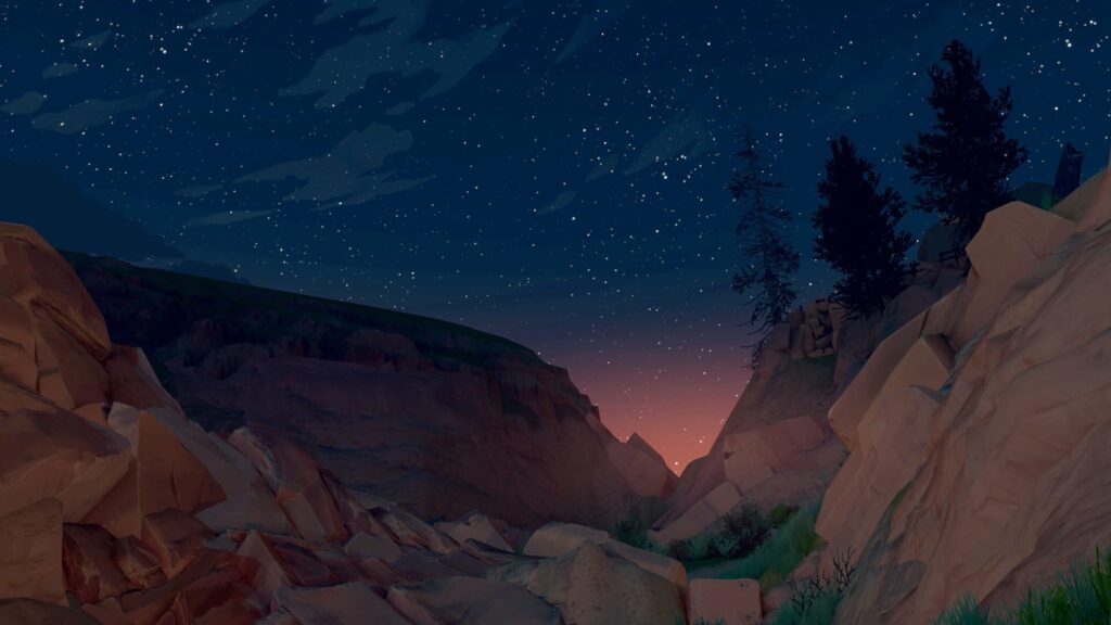 Capture d’écran de Firewatch