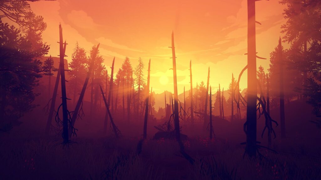 Capture d’écran de Firewatch
