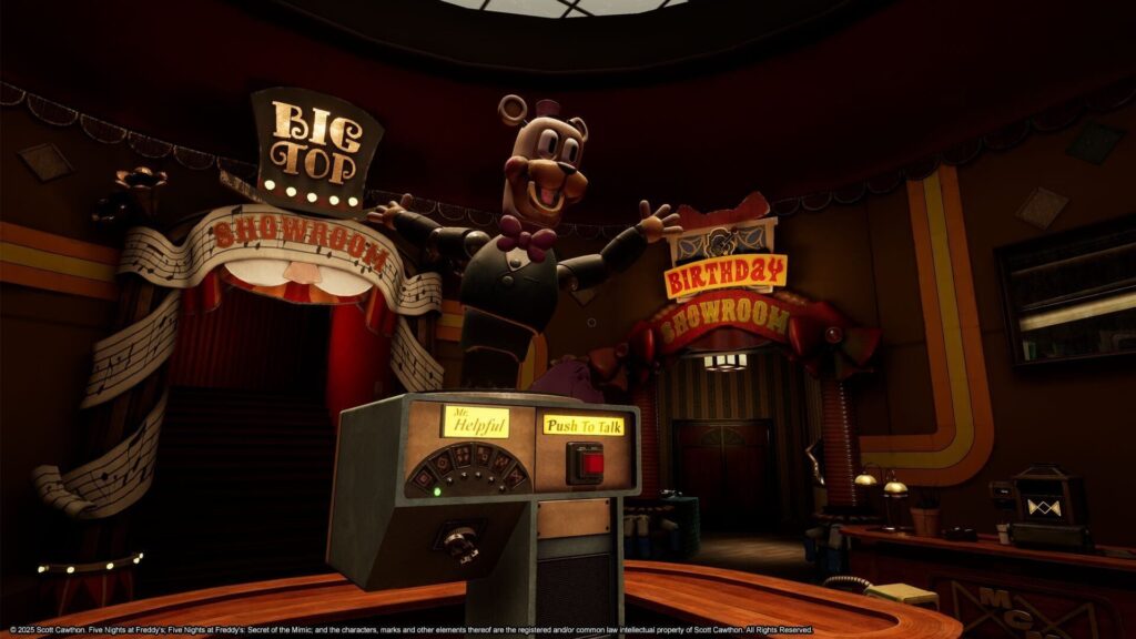 Capture d’écran de Five Nights at Freddy’s: Secret of the Mimic