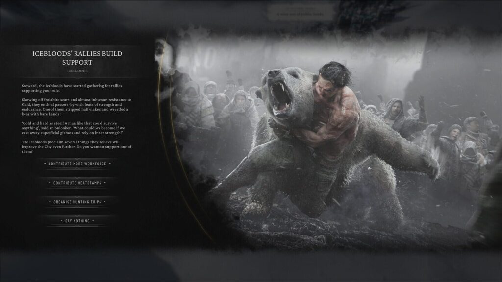 Capture d’écran de Frostpunk 2