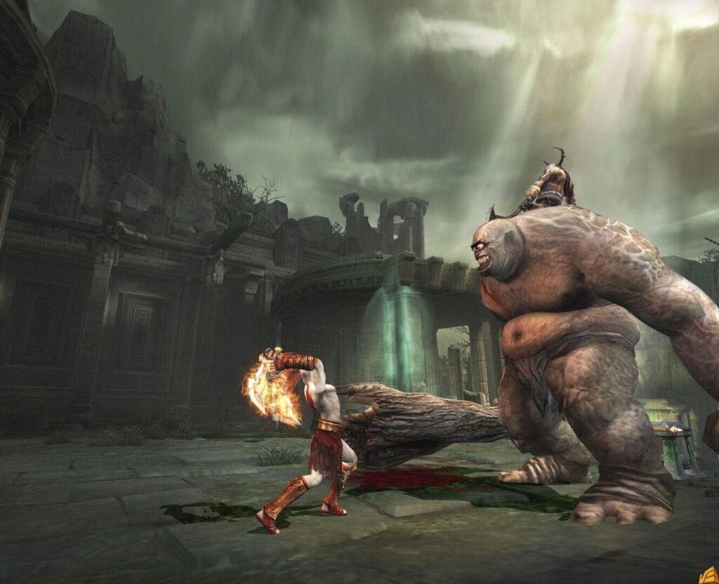 Capture d’écran de God of War II