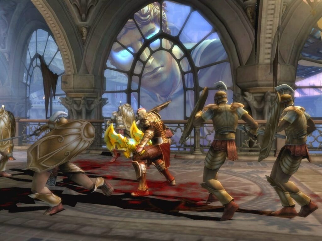 Capture d’écran de God of War II