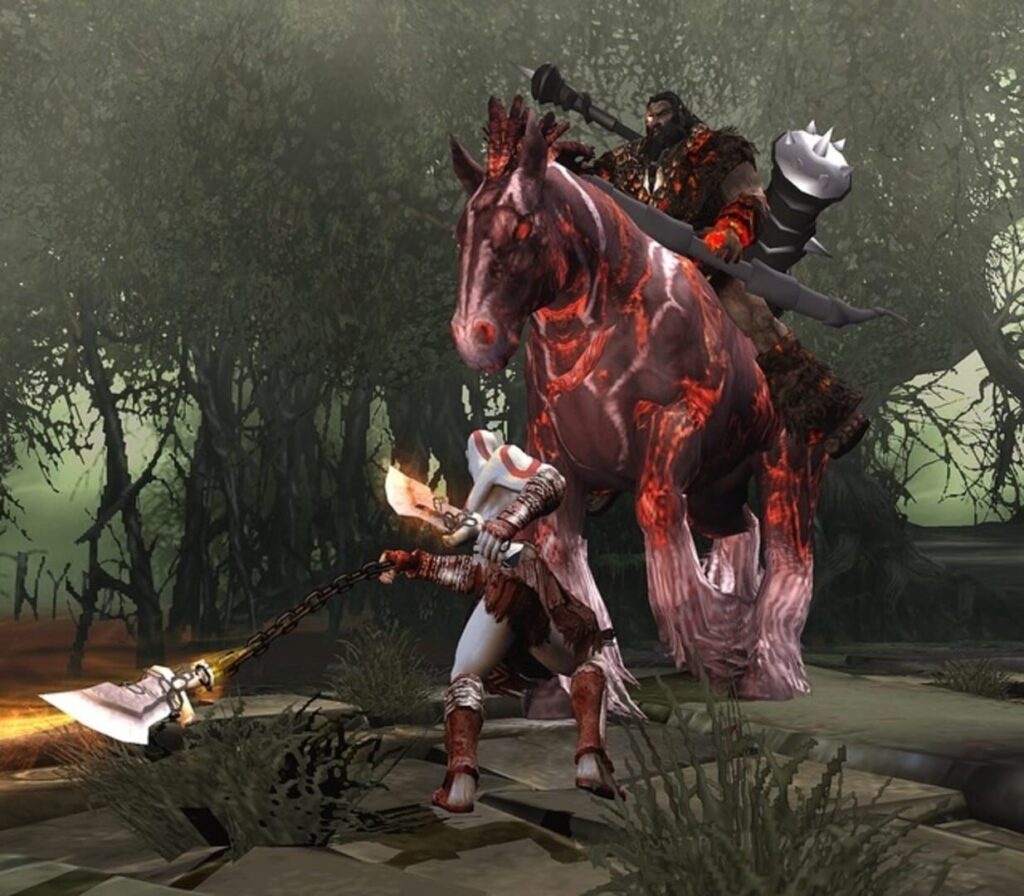 Capture d’écran de God of War II