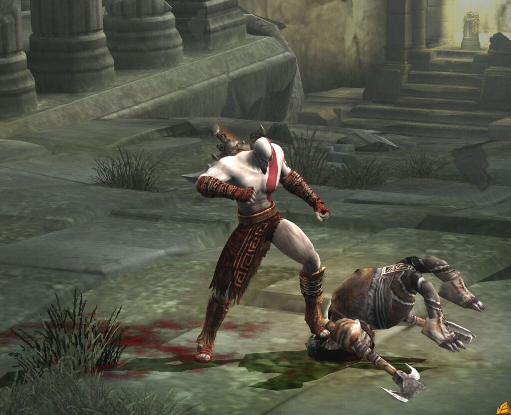 Capture d’écran de God of War II