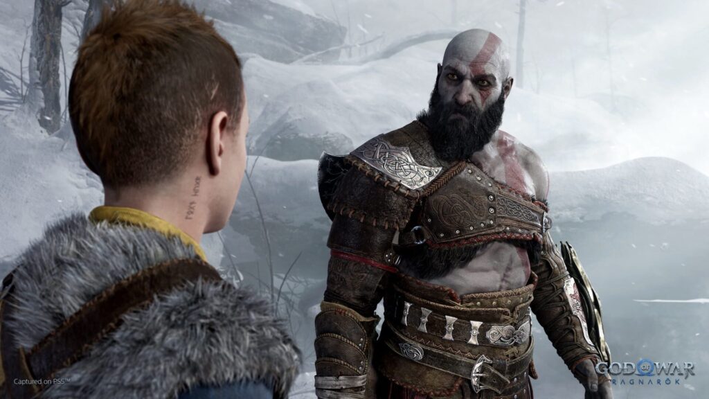 Capture d’écran de God of War Ragnarök