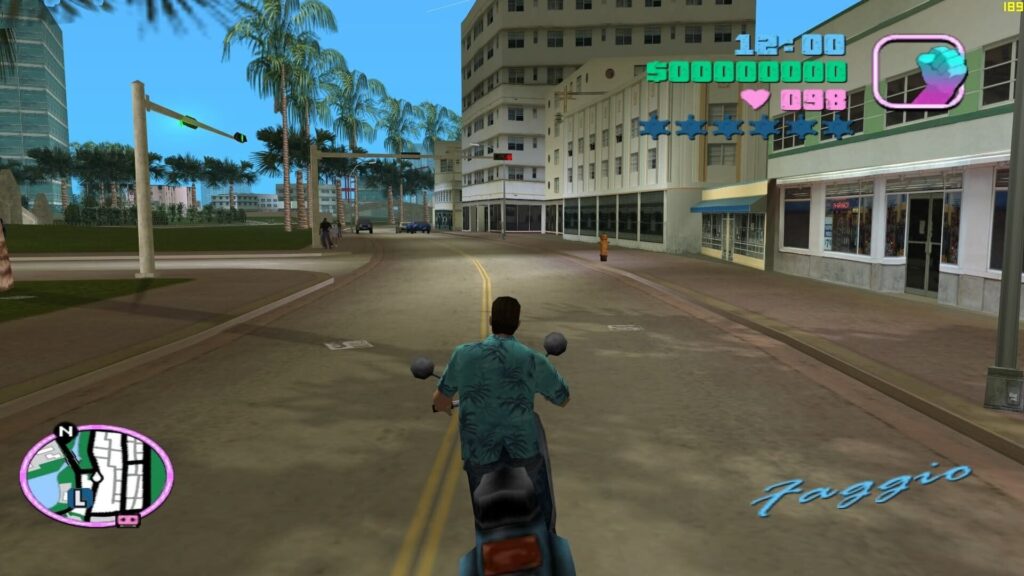 Capture d’écran de Grand Theft Auto: Vice City