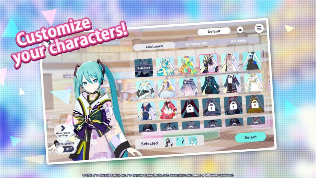 Capture d’écran de Hatsune Miku: Colorful Stage!
