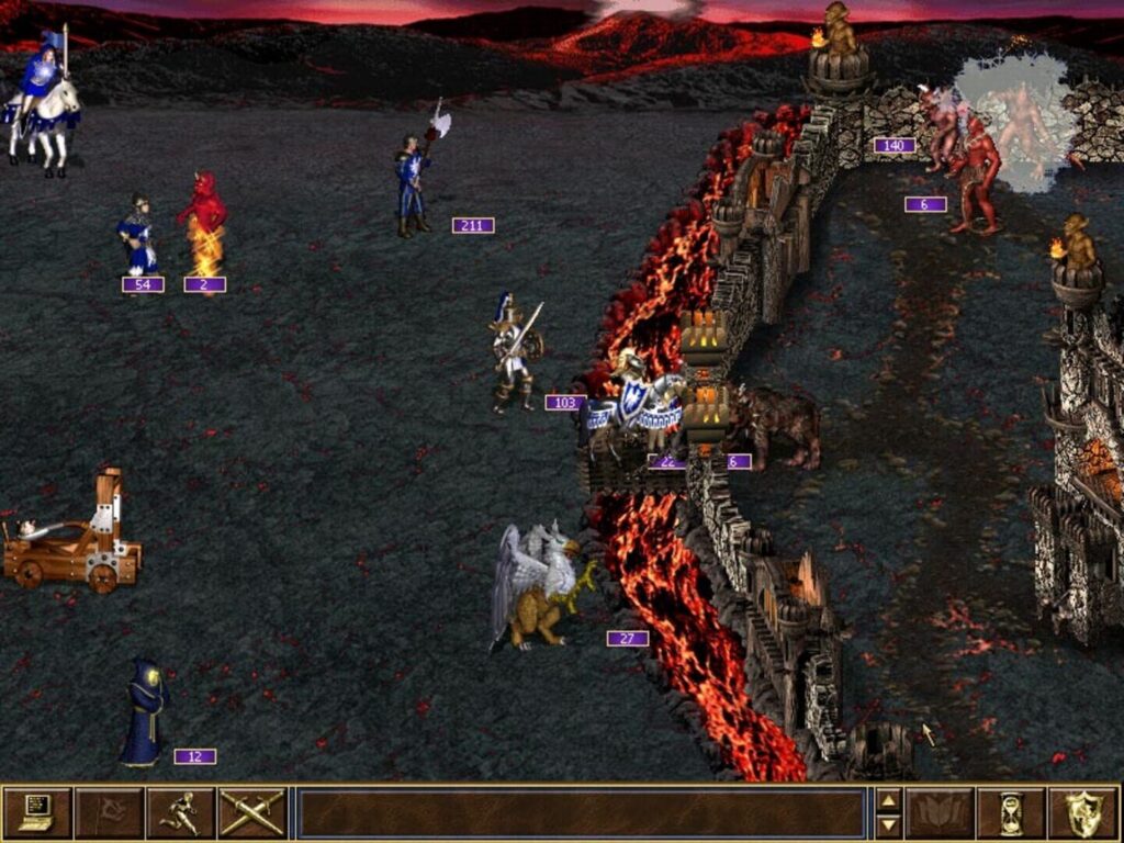 Capture d’écran de Heroes of Might and Magic III: The Restoration of Erathia