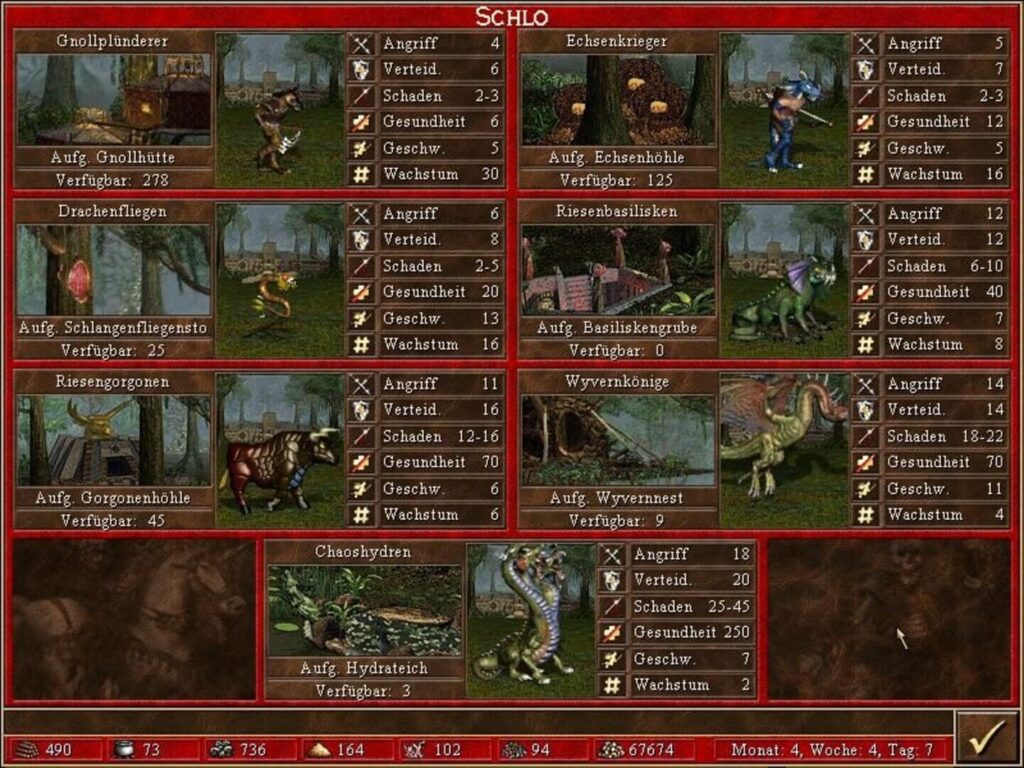 Capture d’écran de Heroes of Might and Magic III: The Restoration of Erathia