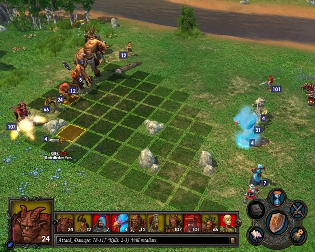 Capture d’écran de Heroes of Might and Magic V