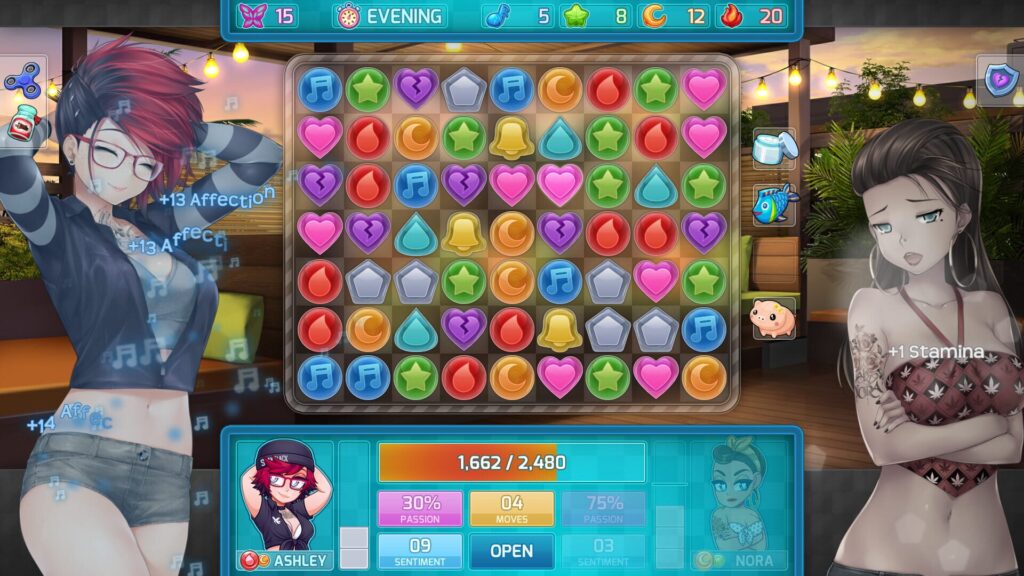 Capture d’écran de HuniePop 2: Double Date