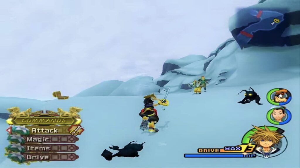 Capture d’écran de Kingdom Hearts II