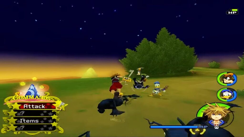 Capture d’écran de Kingdom Hearts II