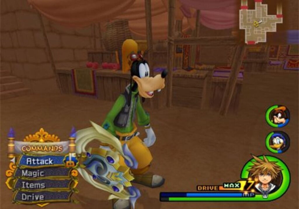 Capture d’écran de Kingdom Hearts II