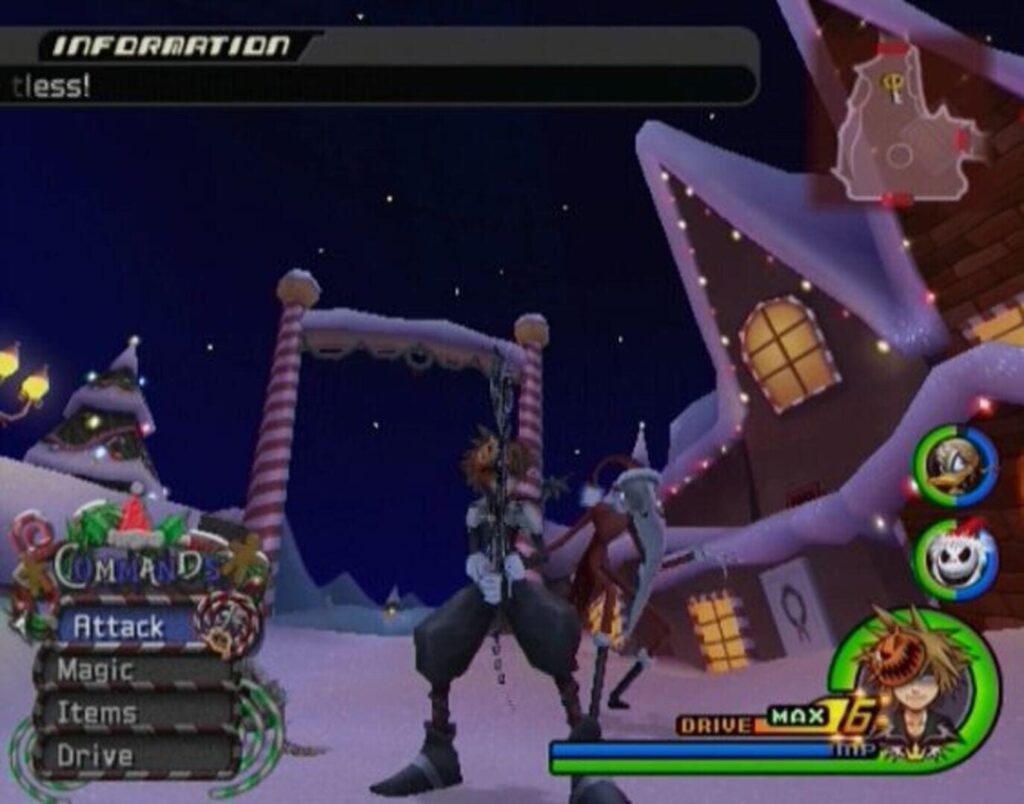 Capture d’écran de Kingdom Hearts II