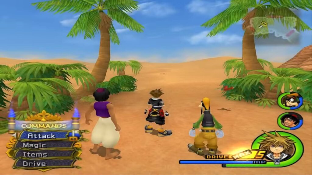 Capture d’écran de Kingdom Hearts II