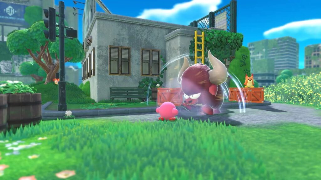 Capture d’écran de Kirby and the Forgotten Land