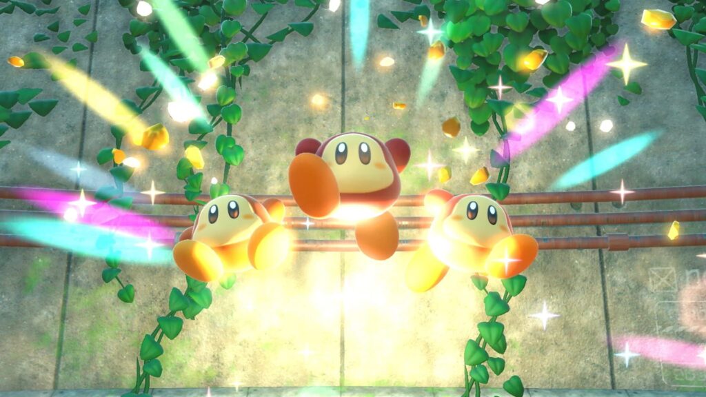Capture d’écran de Kirby and the Forgotten Land