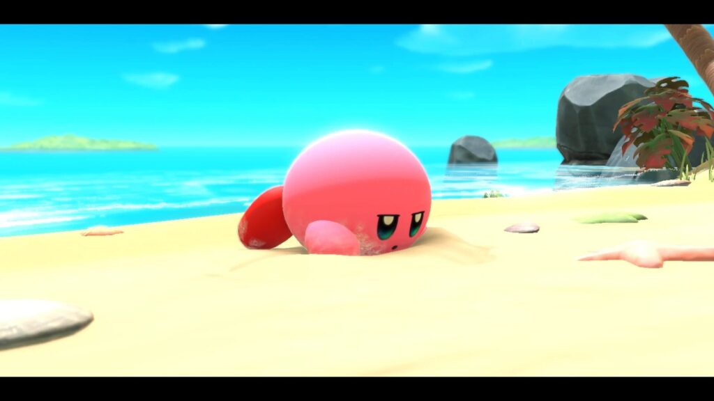 Capture d’écran de Kirby and the Forgotten Land