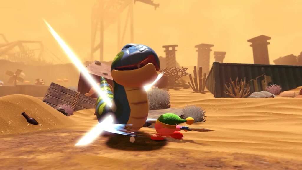 Capture d’écran de Kirby and the Forgotten Land