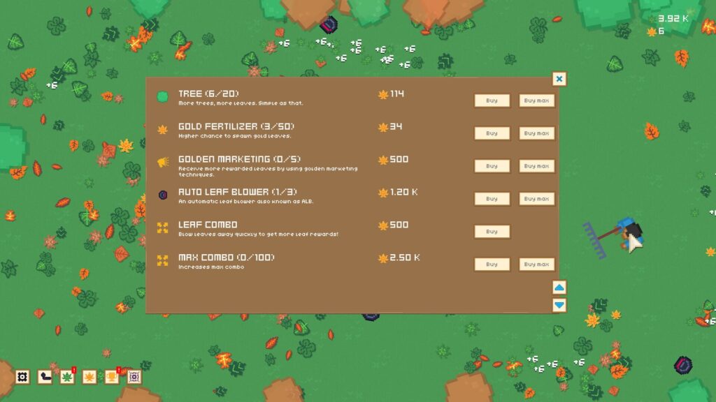 Capture d’écran de Leaf Blower Revolution: Idle Game