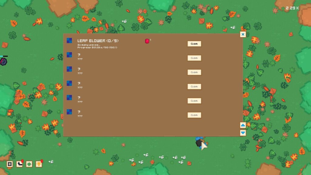 Capture d’écran de Leaf Blower Revolution: Idle Game