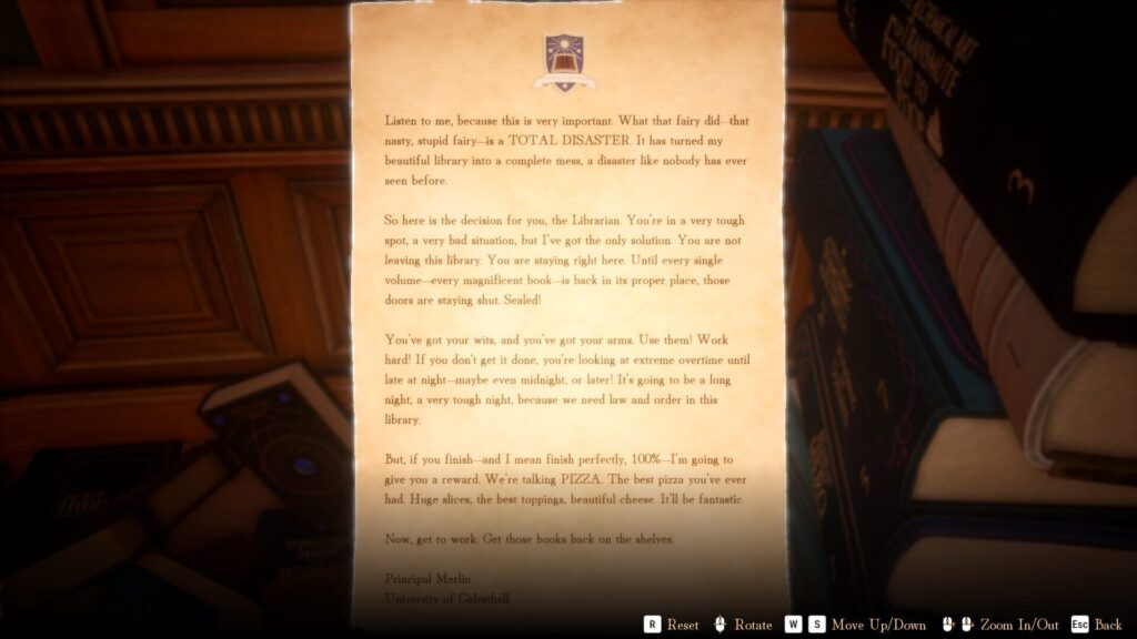 Capture d’écran de Librarian: Tidy Up the Arcane Library!