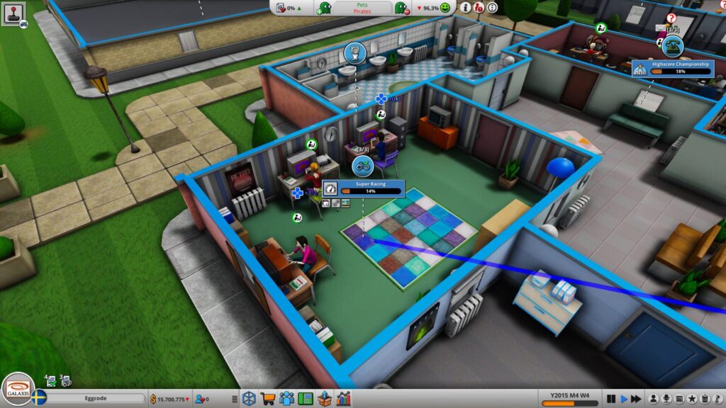 Capture d’écran de Mad Games Tycoon 2