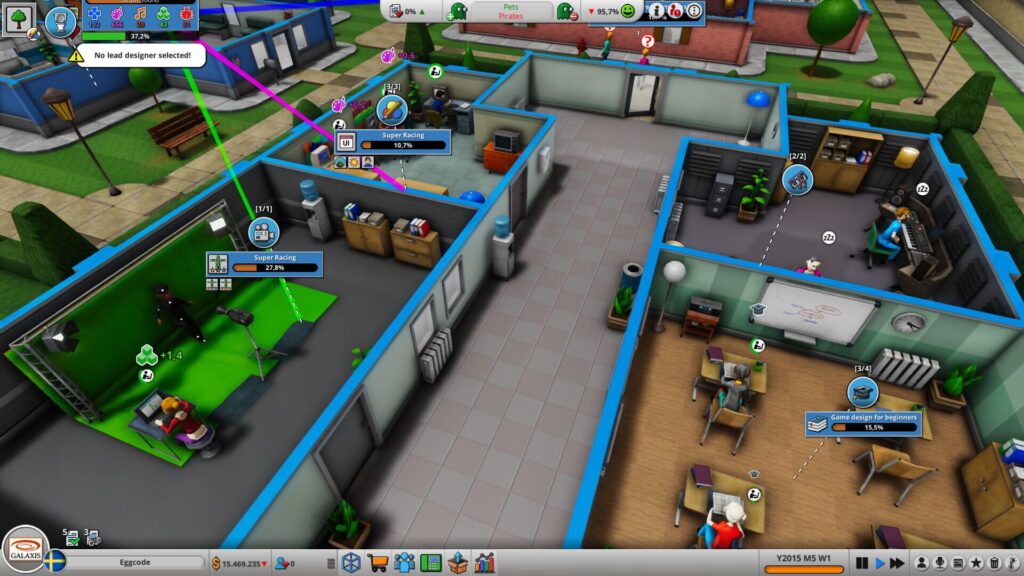 Capture d’écran de Mad Games Tycoon 2