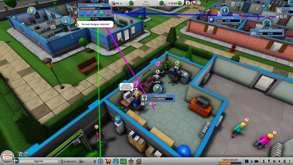 Capture d’écran de Mad Games Tycoon 2