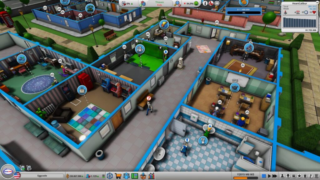 Capture d’écran de Mad Games Tycoon 2