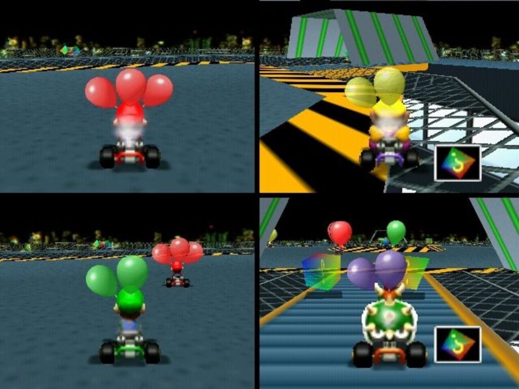 Capture d’écran de Mario Kart 64