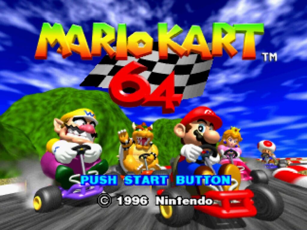 Capture d’écran de Mario Kart 64