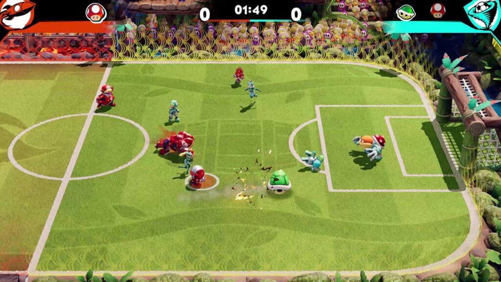 Capture d’écran de Mario Strikers: Battle League