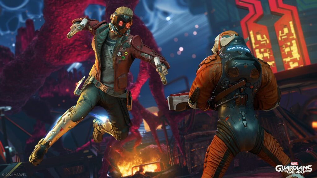 Capture d’écran de Marvel’s Guardians of the Galaxy