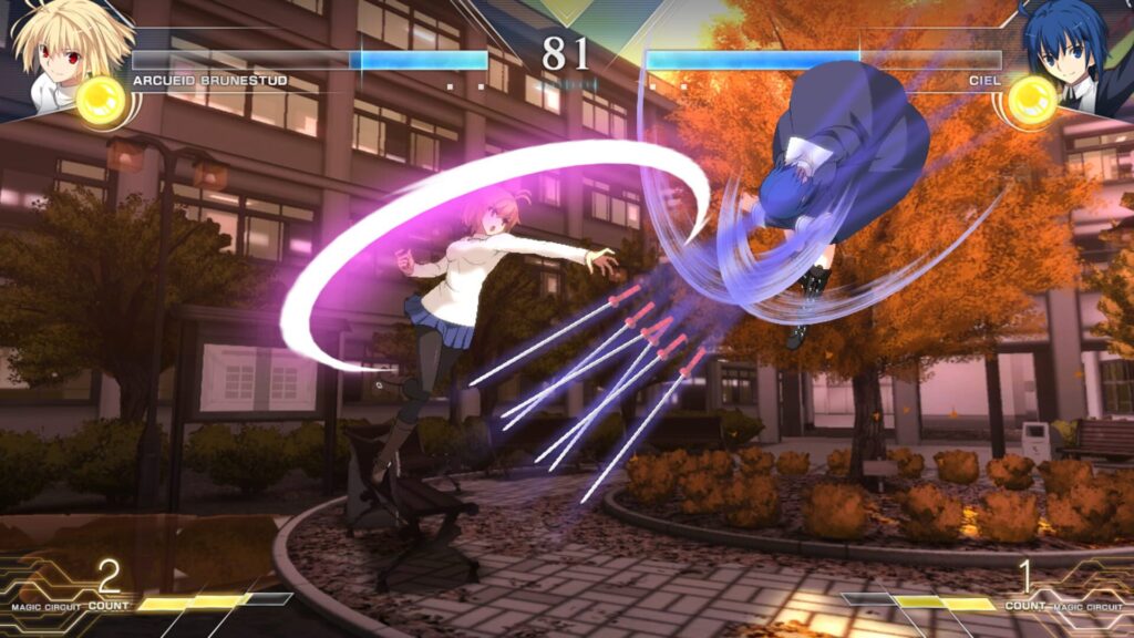 Capture d’écran de Melty Blood: Type Lumina