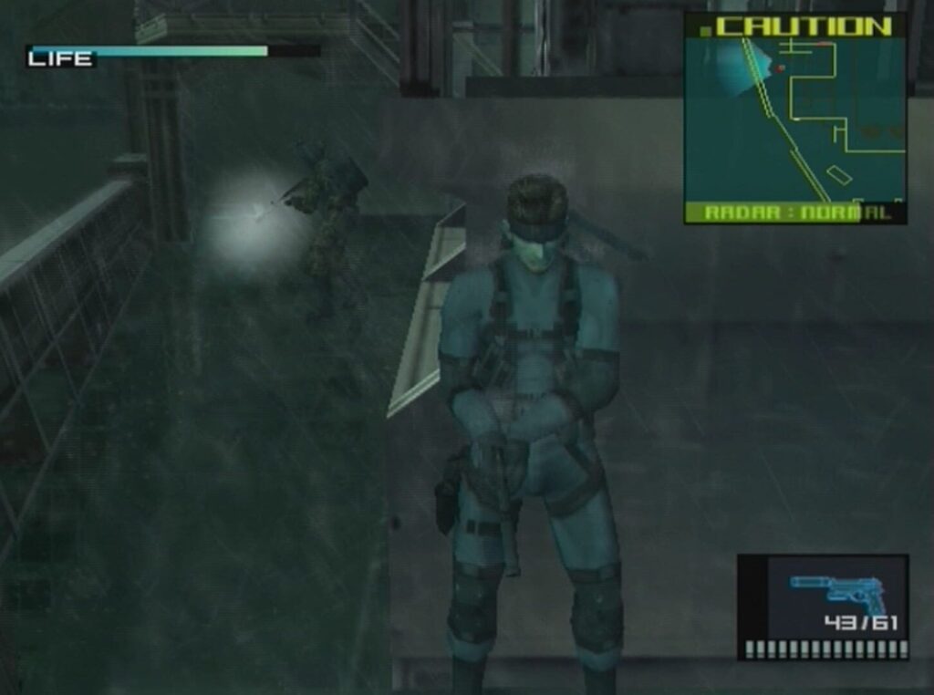 Capture d’écran de Metal Gear Solid 2: Sons of Liberty