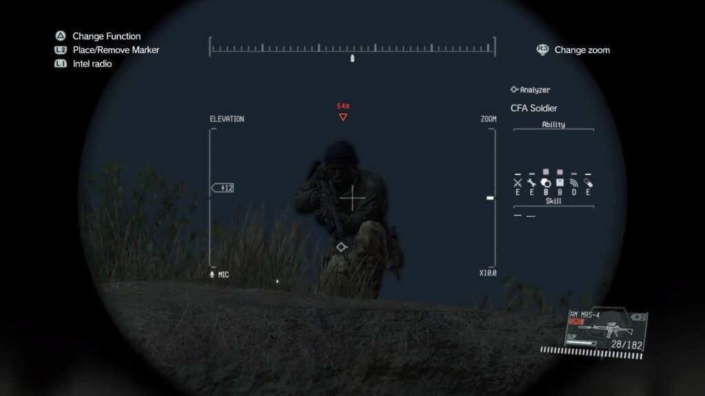 Capture d’écran de Metal Gear Solid V: The Phantom Pain